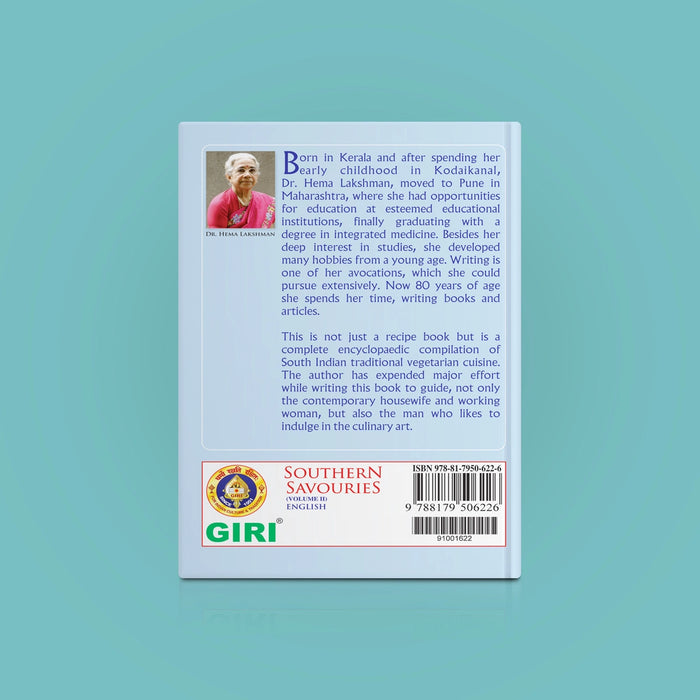Southern Savouries - Volume II - English | by Dr. Hema Lakshman/ Cooking Book
