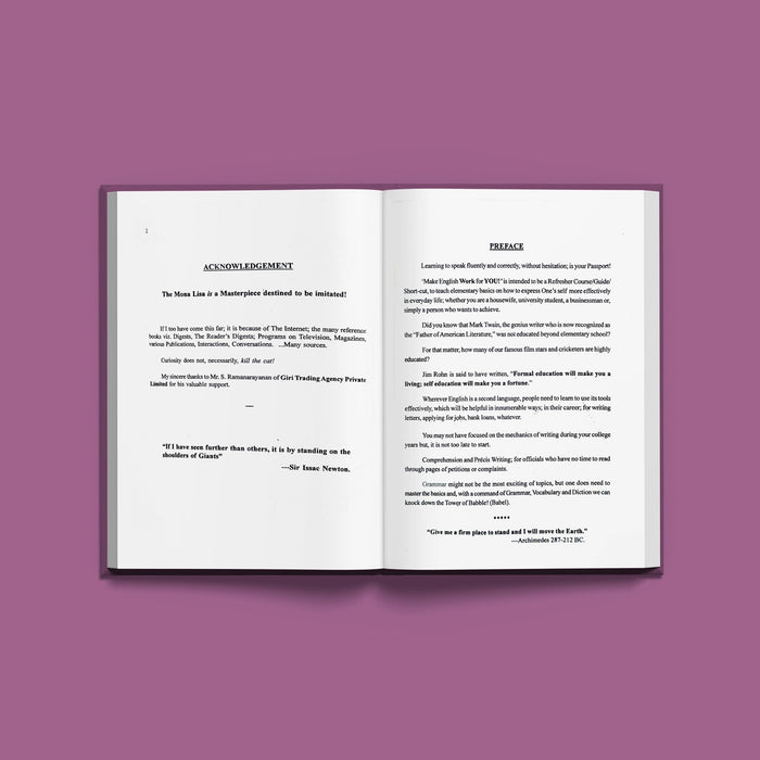 Make English Work For You - English | Judaline Shamsuddin Nee Arnold/ Grammar Book For Effective Communication