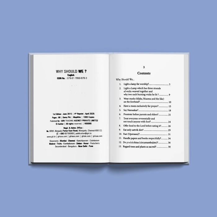 Why Should We? - English | by Dr. P. Ketu Ramachandrasekhar