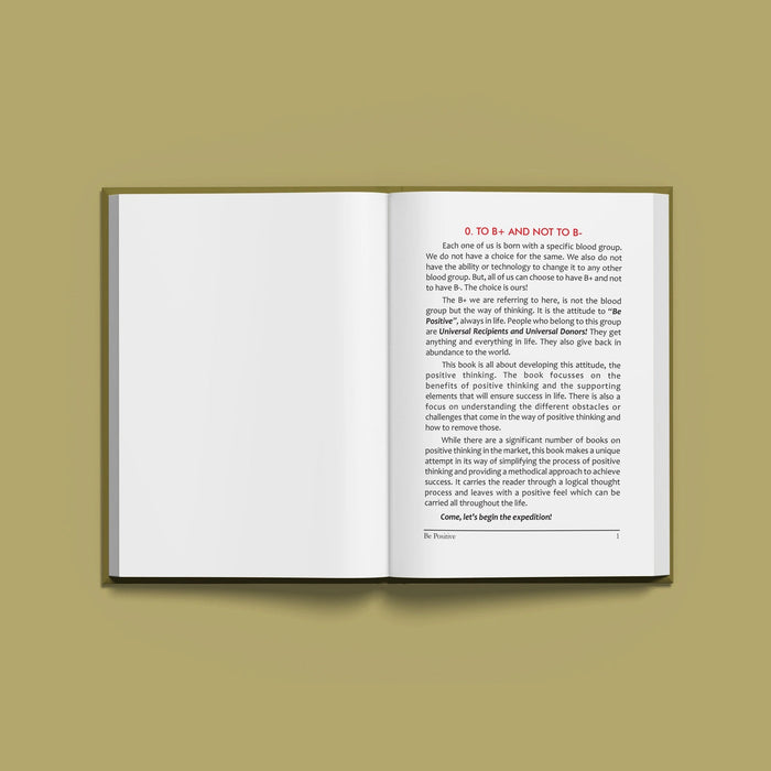 Be Positive Healthy Soup For Positive Growth - English | By Srinivasan Radhakrishnan/ Self Motivational Book