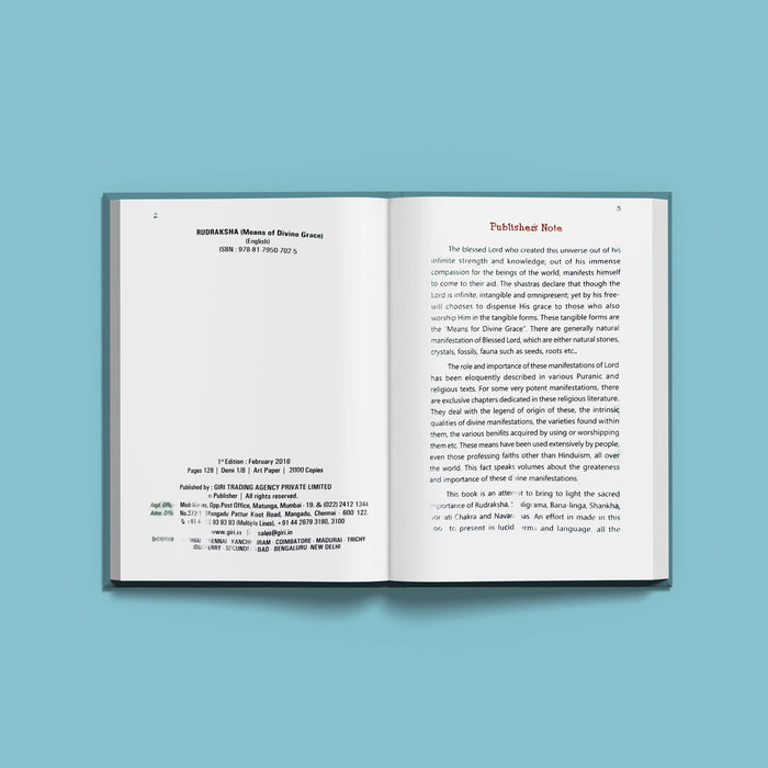 Rudraksha - Spiritual & Medicinal Benifits - English | Hindu Spiritual Book