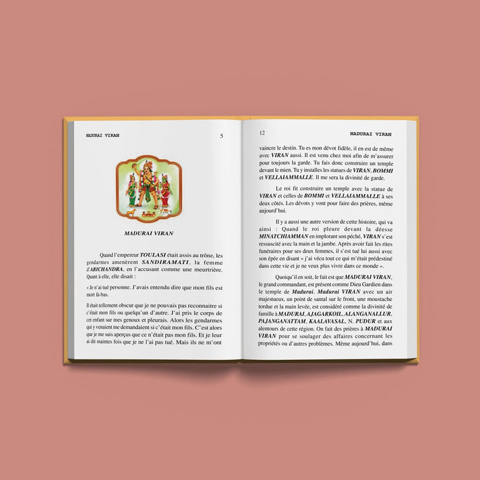 Madurai Veeran - French | Hindu Religious Book For Learning Tamil Folklore, Heroic Legends & Cultural Devotion