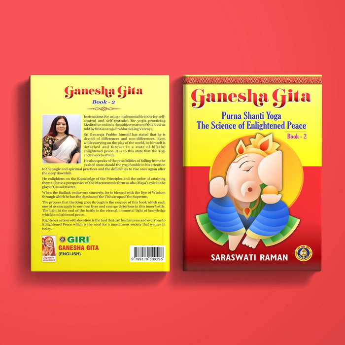 Ganesha Gita - 2 Volumes Set - English | by Saraswati Raman/ Purna Shanti Yoga The Science Of Enlightened Peace