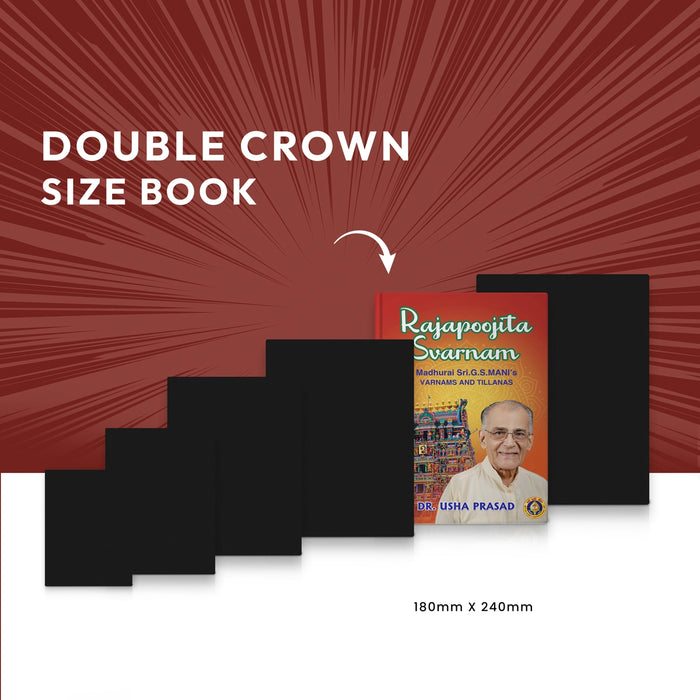 Rajapoojita Svarnam - Madurai Sri.G.S.Manis Varnams And Tillanas- Sanskrit - English | Usha Prasad/ Music Book