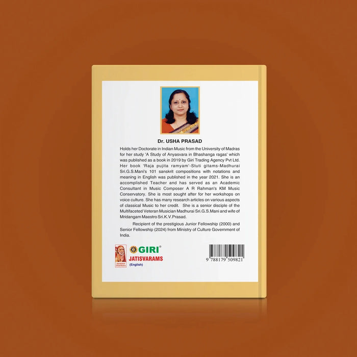 Jatisvarams - English | By Dr. Usha Prasad/ Music Book For Classical Music Education
