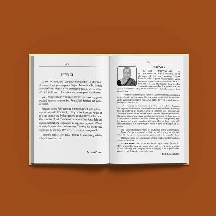 Jatisvarams - English | By Dr. Usha Prasad/ Music Book For Classical Music Education
