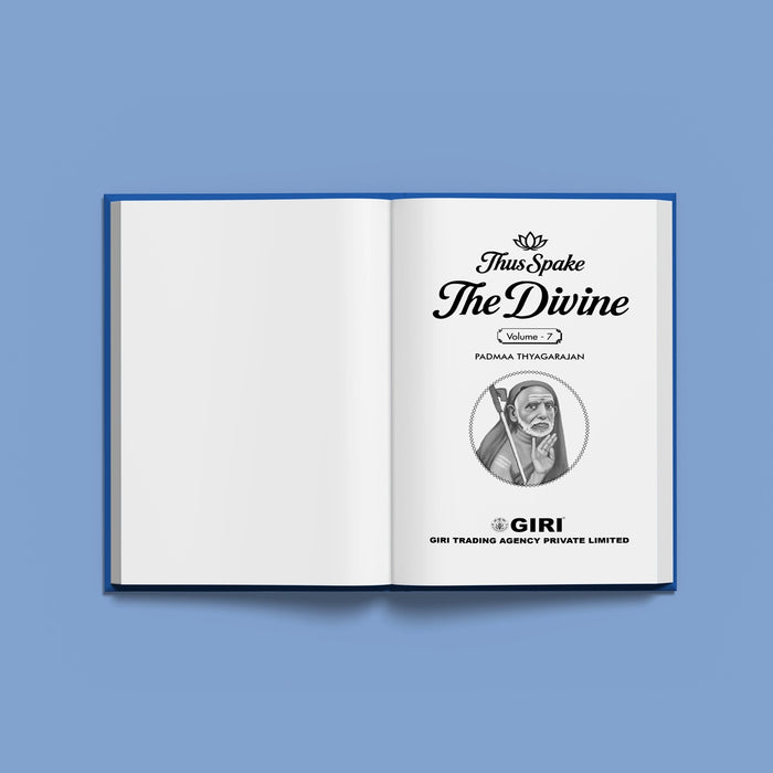 Thus Spake The Divine - Vol 7 - English | Hindu Spiritual Book/ Divine Teachings On Spiritual Wisdom & Devotion