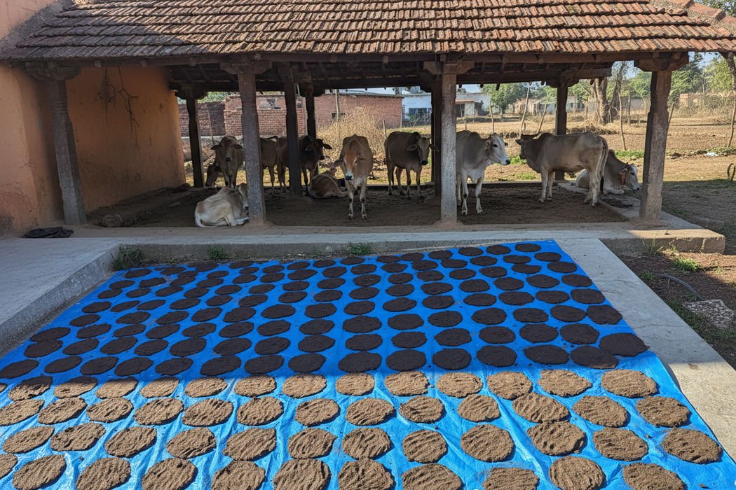 Cow dung cake Pack of 3 / Varatti