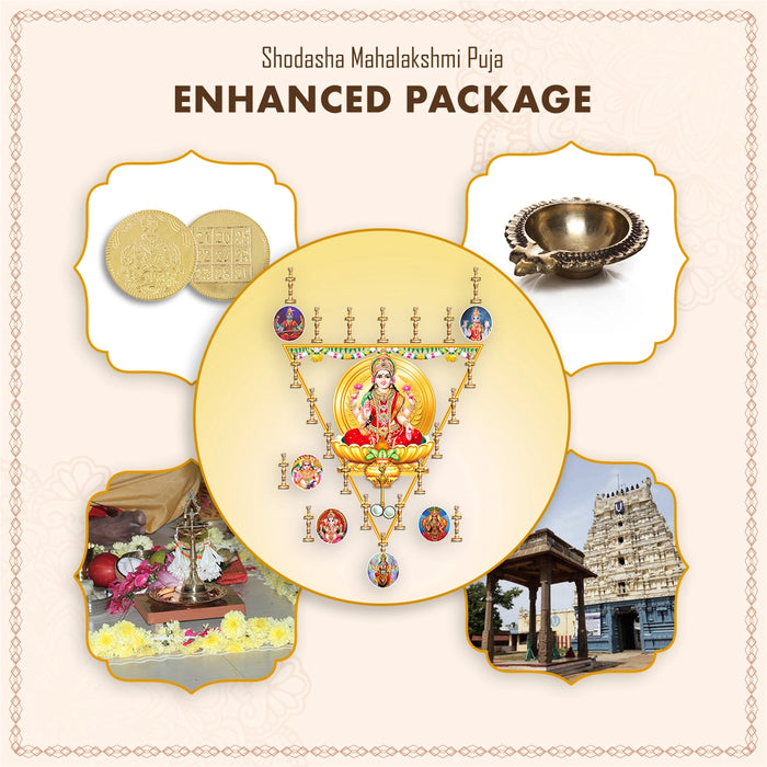 Shodasha Mahalakshmi Puja | 01st Nov-2024/ Enhanced Package/ Shodasa Mahalakshmi Pooja for Wealth & Prosperity