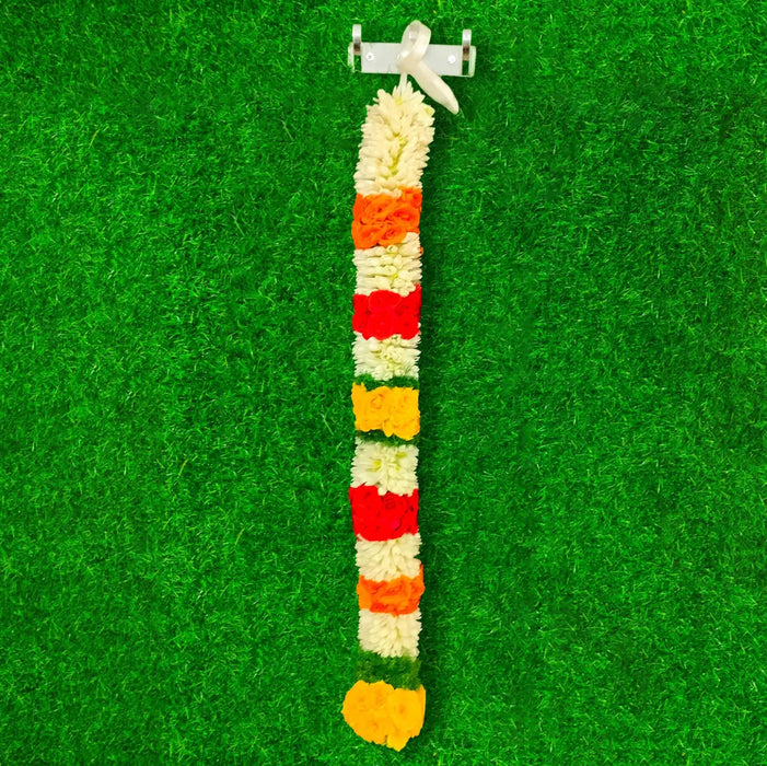 Jasmine and Button Rose Garland | Giri God Mala For Deity Decoration