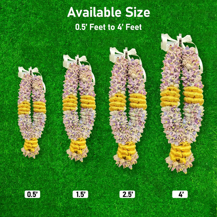 Erukkam Poo Mala | Giri Calotropis Flower Garland For Deity Decoration