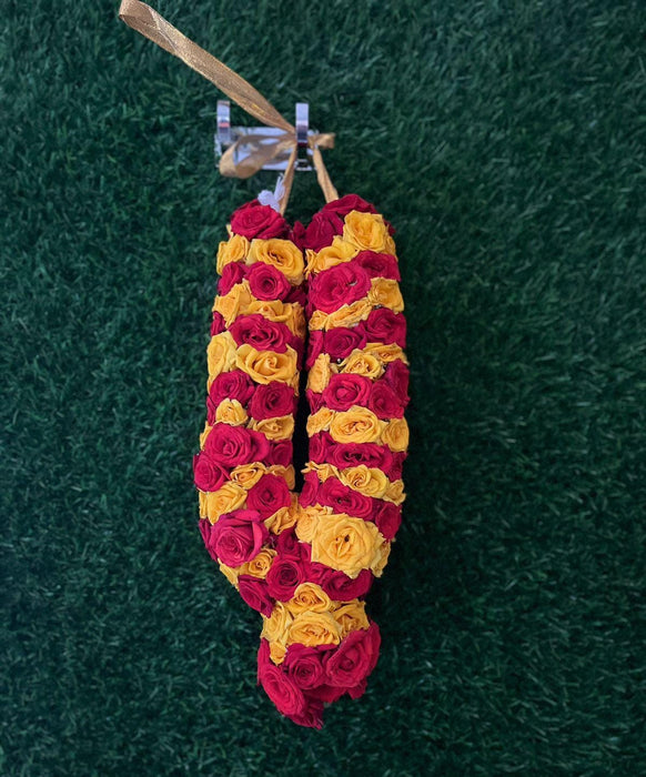 Button Rose God Garland | Giri Flower Mala For Deity Decoration