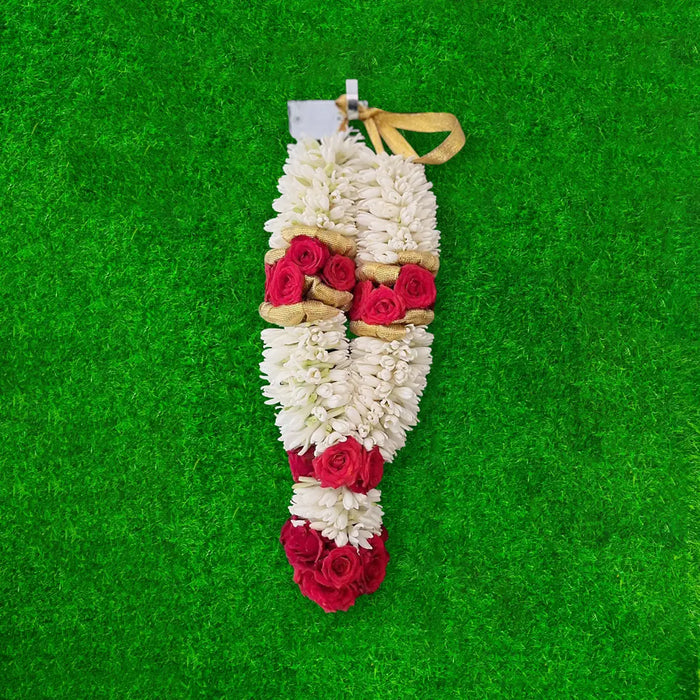 Jasmine & Rose Garland | Giri God Garland For Deity Decoration