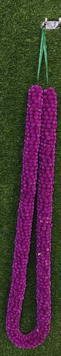 Purple Gomphrena Garland | Vadamalli God Mala For Deity Decoration