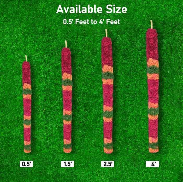 Button Rose Garland | Giri God Mala For Deity Decoration