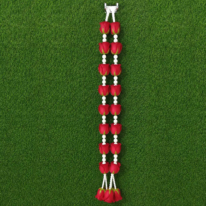 Rose Flower Wedding Mala - 2.5 Feet | Giri Marriage Garland For Cultural Ceremonies