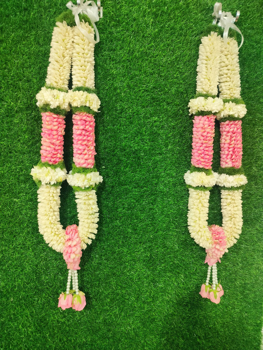 Jasmine & Rose Marriage Garland - 2.5 Feet | Giri Wedding Mala