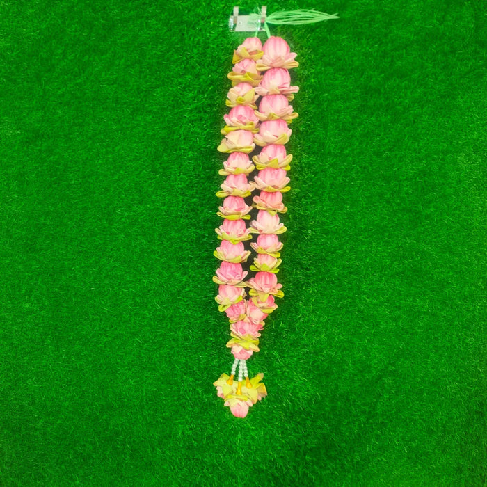 Lotus Garland - 2.5 Feet | Giri Floral Mala For Wedding Functions