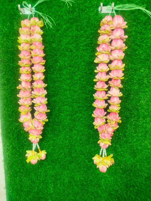 Lotus Garland - 2.5 Feet | Giri Floral Mala For Wedding Functions