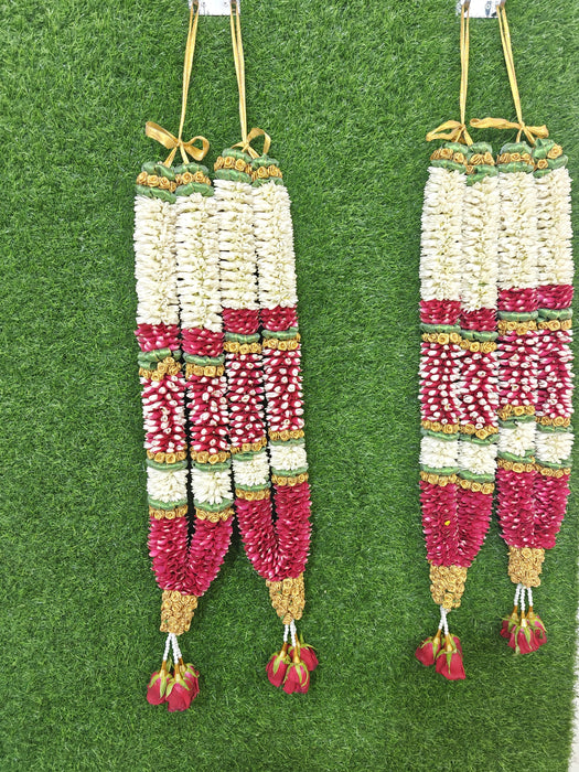 Rose & Tuberose Wedding Garland - 2.5 Feet | Giri Floral Kalyana Mala For Wedding Ceremonie