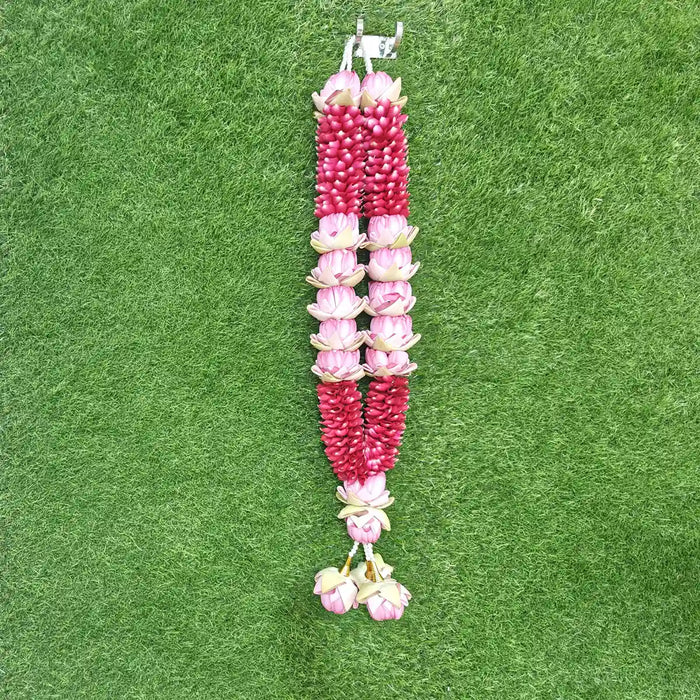 Rose & Lotus Varmala - 2.5 Feet | Giri Traditional Wedding Garland