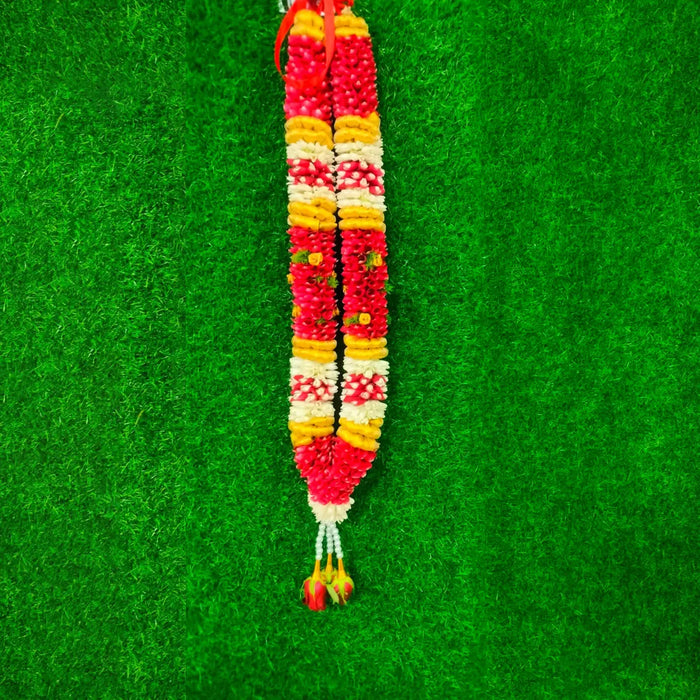 Rose Marriage Garland - 2.5 Feet | Giri Flower Mala For Wedding Functions