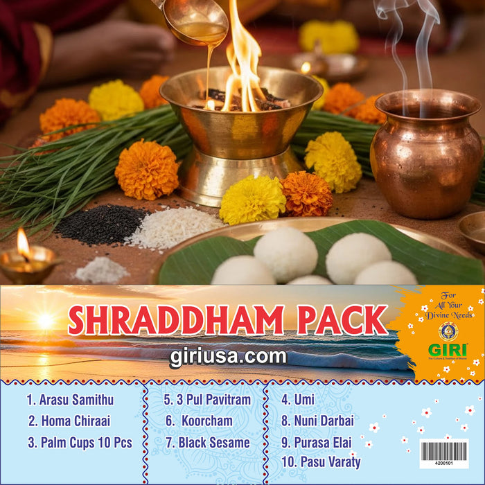 Shraddha Pooja Items Kit | Shradh Samagri List/ Shradh Puja Samagri Pack for Homam
