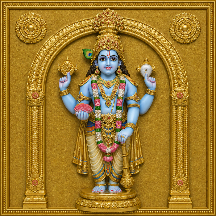 Guruvayurappan Photo Frame | Guruvayurappan Photo Frame for Pooja Room