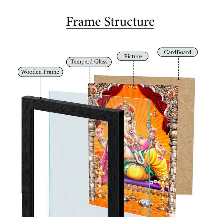 Lord Ganesha Photo Frame | Vinayagar Picture Frame For Pooja Room