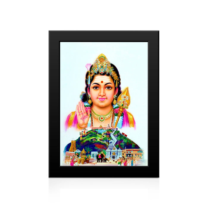 Palani Murugar Photo Frame | Lord Dhandayuthapani Swamy Picture Frame for Pooja Room