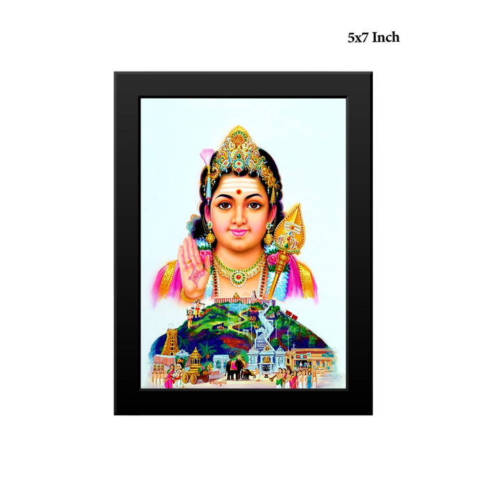 Palani Murugar Photo Frame | Lord Dhandayuthapani Swamy Picture Frame for Pooja Room