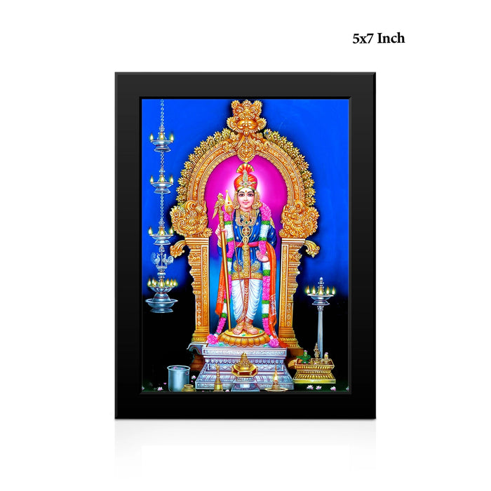 Raja Alangara Murugar Wall Frame | Dhandayuthapani Swamy Photo Frame for Pooja Space