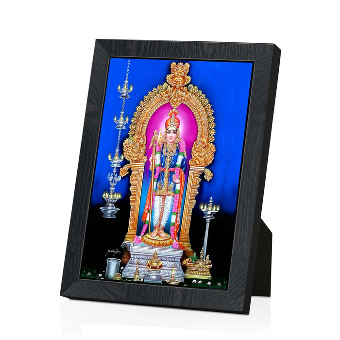 Raja Alangara Murugar Wall Frame | Dhandayuthapani Swamy Photo Frame for Pooja Space