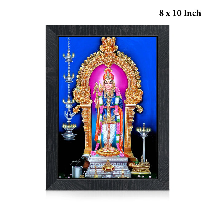Raja Alangara Murugar Wall Frame | Dhandayuthapani Swamy Photo Frame for Pooja Space