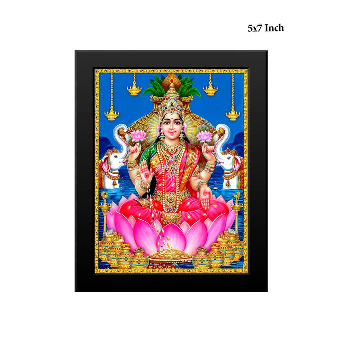 Varalakshmi Photo Frame | Goddess Varalakshmi Lotus Wall Frame for Living Room