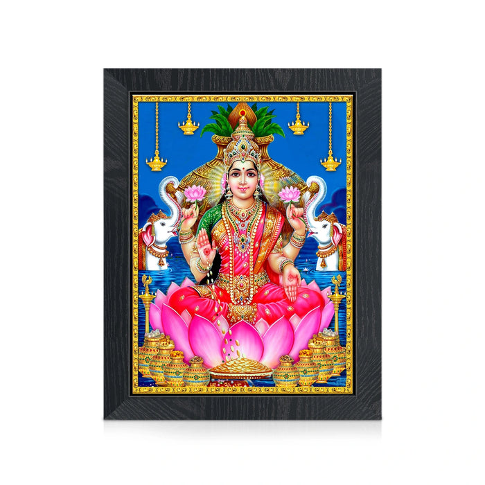 Varalakshmi Photo Frame | Goddess Varalakshmi Lotus Wall Frame for Living Room