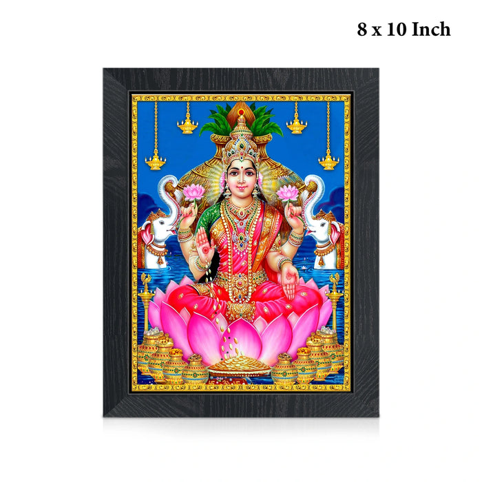 Varalakshmi Photo Frame | Goddess Varalakshmi Lotus Wall Frame for Living Room