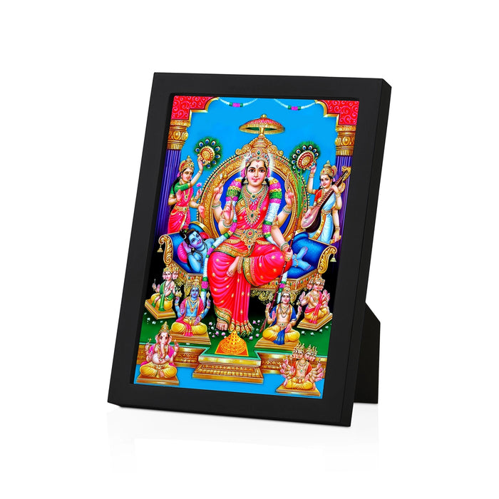 Lalita Parameshwari Photo Frame | Goddess Lalita Tripura Sundari Wall Frame for Living Room & Pooja Space