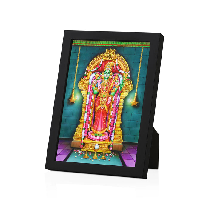 Abhirami Amman Wall Frame | Goddess Abhirami Standing Photo Frame for Pooja Space