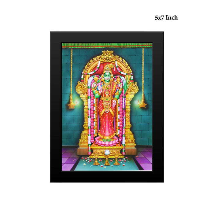 Abhirami Amman Wall Frame | Goddess Abhirami Standing Photo Frame for Pooja Space