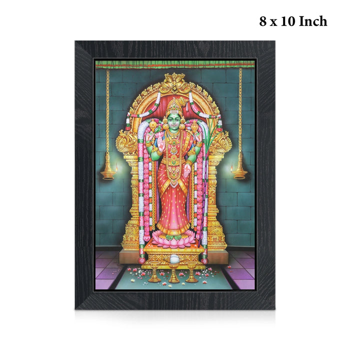 Abhirami Amman Wall Frame | Goddess Abhirami Standing Photo Frame for Pooja Space