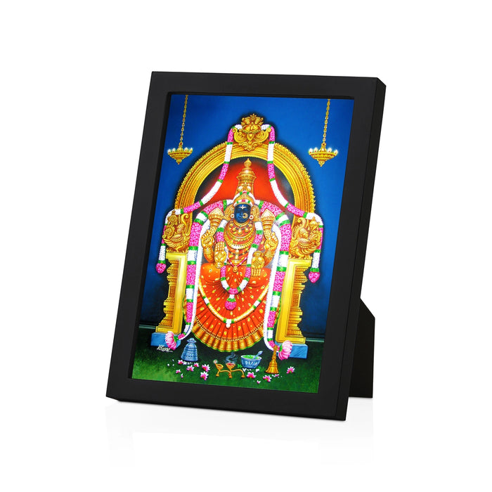 Goddess Padmavathi Thayar Photo Frame | Tiruchanur Lakshmi Devi Wall Frame for Pooja Room & Home