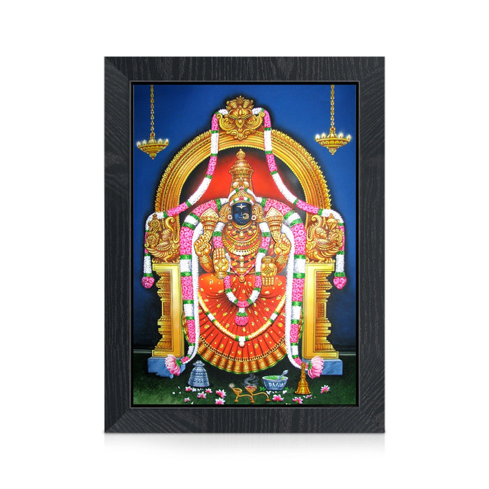 Goddess Padmavathi Thayar Photo Frame | Tiruchanur Lakshmi Devi Wall Frame for Pooja Room & Home