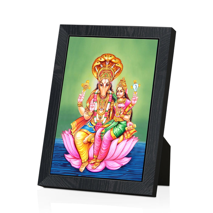 Sri Hayagreevar Photo Frame | Lord Hayagriva Picture Frame for Home & Pooja Room