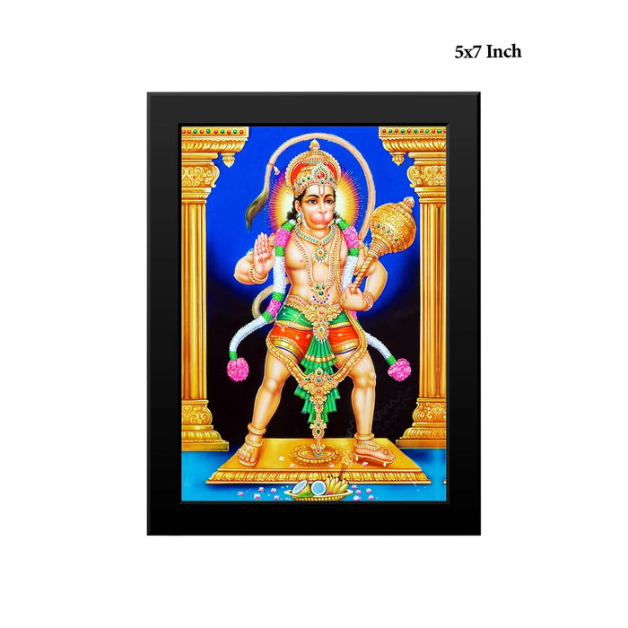 Hanuman Vishwaroopa Photo Frame | Anjaneya Swamy Picture Frame for Home & Pooja Room