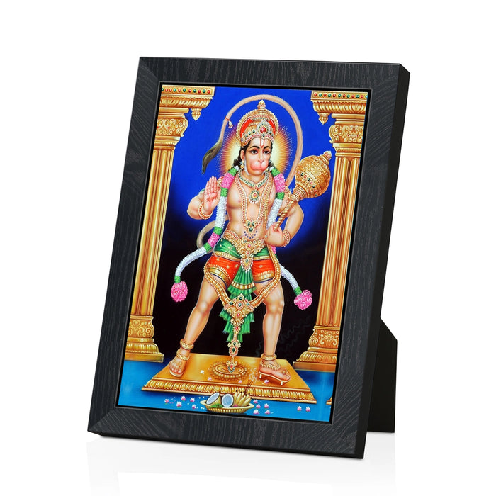 Hanuman Vishwaroopa Photo Frame | Anjaneya Swamy Picture Frame for Home & Pooja Room