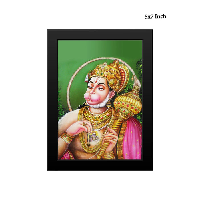 Lord Hanuman Photo Frame | Divine Bajrangbali Swamy Picture Frame for Living Room & Pooja Space