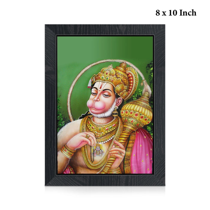 Lord Hanuman Photo Frame | Divine Bajrangbali Swamy Picture Frame for Living Room & Pooja Space