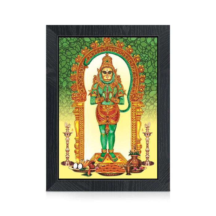Vinu Anjaneyar Photo Frame | Divine Hanuman Swamy Picture Frame for Pooja Room