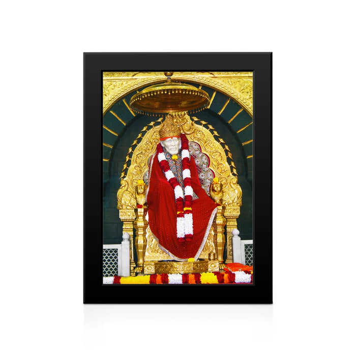 Shirdi Sai Baba Photo Frame | Sai Baba Picture Frame for Living Room & Pooja Space